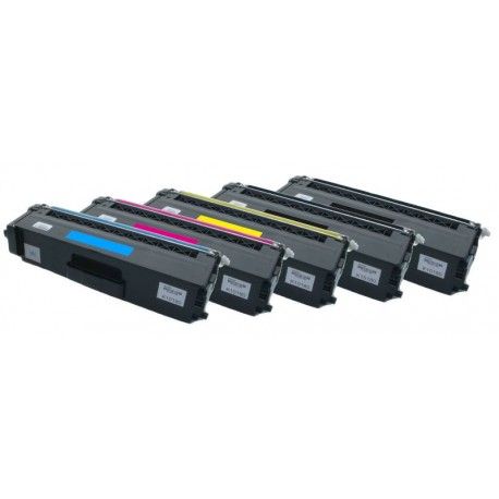 5x Toner Brother TN-325 (TN-325Bk, TN-325C, TN-325Y, TN-325M) - C/M/Y/2xK kompatibilní - HL-4140, MFC-9460, DCP-9270