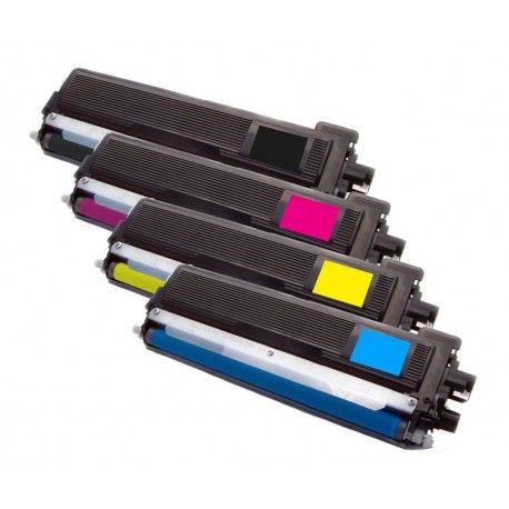 4x Toner Brother TN-230 (TN-230BK, TN-230C, TN-230M, TN-230Y) - C/M/Y/K kompatibilní - HL-3040, MFC-9120, DCP-9010