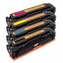 4x Toner HP CF540X, CF541X, CF542X, CF543X 203X Color LaserJet Pro MFP M254dw, M254nw, M280, M281, M254 kompatibilní