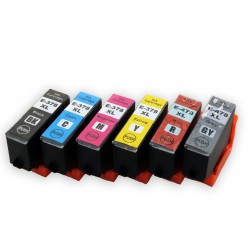 Sada Epson 378XL /  478XL (T3791, T3792, T3793, T3794, C13T379D4010) kompatibilní inkoustové náplně (cartridge) pro XP-15000