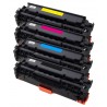 4x Toner HP CC530A, CC531A, CC532A, CC533A LaserJet CP2025 / CM2320 / CM 2720 - C/M/Y/K kompatibilní
