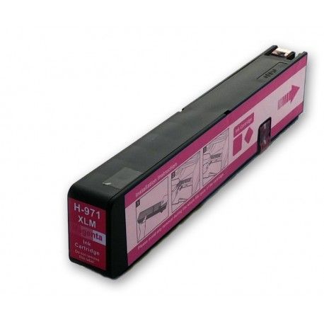 Cartridge HP 971XL (971 XL, CN627AE) červená (magenta) HP Officejet Pro X576, X476, X551, X451 - kompatibilní inkoustová náplň