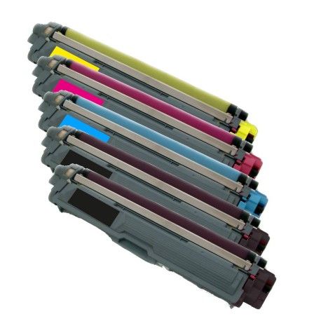 5x Toner Brother TN-247 ( TN-247Bk, TN-247Y, TN-247C, TN-247M) - C/M/Y/K kompatibilní - DCP-L3510, HL-L3210, HL-L3270, MFC-L3730