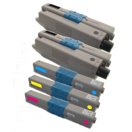 5x Toner Oki C332 46508712, 46508711, 46508710, 46508709 - kompatibilní - MC363, C332dn, C332cdw, MC363, MC363dw, MC363cdw