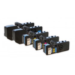 5x Toner Kyocera Mita TK-5240, TK-5240K, TK-5240C, TK-5240M, TK-5240Y)  - C/M/Y/2x K kompatibilní - Ecosys P5026, M5526