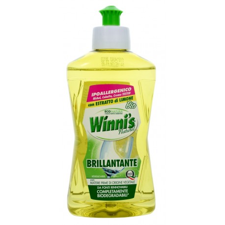 Winni's Brillantante Limone 250ml - Hypoalergenní mycí leštidlo do myčky nádobí s vůní citronu - MADEL