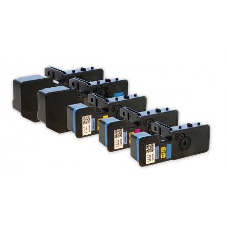 5x Toner Kyocera Mita TK-5230, TK-5230K, TK-5230C, TK-5230M, TK-5230Y - C/M/Y/K kompatibilní - Ecosys P5021, M5521