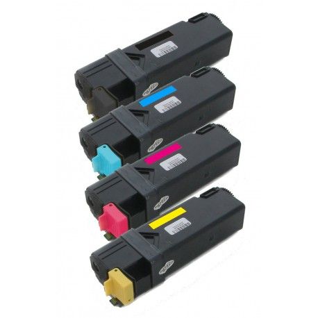 4x Toner Dell 1320 / 1320C / 1320CN / 1320DN - C/M/Y/K vysokokapacitní kompatibilní DT615, KU061, PN124, WM138