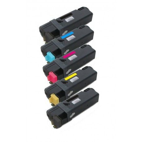 5x Toner Dell 2130 / 2135 / 2130CN /2135CN - C/M/Y/2K vysokokapacitní kompatibilní FM064, FM065, FM066, FM067