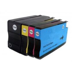 Sada 4ks HP 963XL (963 XL, 3JA27AE 3JA28AE 3JA29AE 3JA30AE) - HP Officejet Pro 9010 9015 9020 - kompatibilní inkoustové náplně
