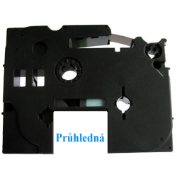 Páska (štítky) Brother TZ-133 (TZE-133,TZ133,TZE-133, P-touch), 12mm, délka 8m, modrá / průhledná, laminovaná - kompatibilní
