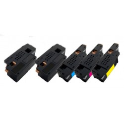 5x Toner Epson pro C1700, CX17N, CX17NF, C1750 (C13S050614, C13S050613, C13S050612, C13S050611) - C/M/Y/2x K kompatibilní