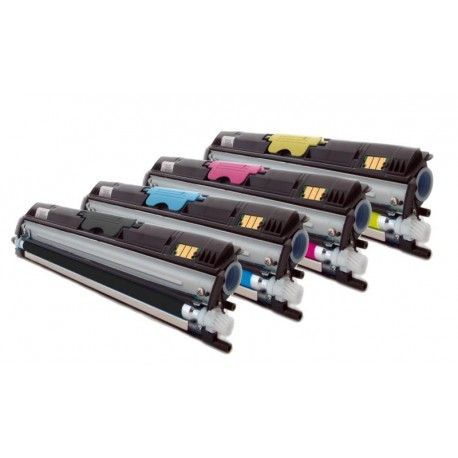 Sada 4x barevný Toner Konica Minolta A0V30NH, A0V301H, A0V30CH, A0V306H, A0V30HH - C/M/Y/K kompatibilní - 1600, 1650, 1680, 1690