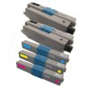 5x Toner Oki 44973536, 44973535, 44973534, 44973533 - C/M/Y/2xK kompatibilní - Oki C301, C301DN, C321, C321DN