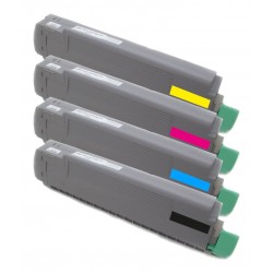 4x Toner Oki 43487712, 43487711, 43487710, 43487709 - C/M/Y/K kompatibilní - Oki C8600, C8600N, C8800, C8800N, C8800DN