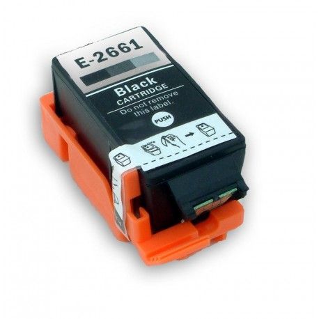 Cartridge Epson T2661 (C13T26614010) černá (black) - kompatibilní inkoustová náplň pro Epson WorkForce WF-100W Cartridge Epson T2661 (C13T26614010) černá (black) - kompatibilní inkoustová náplň pro Epson WorkForce WF-100W