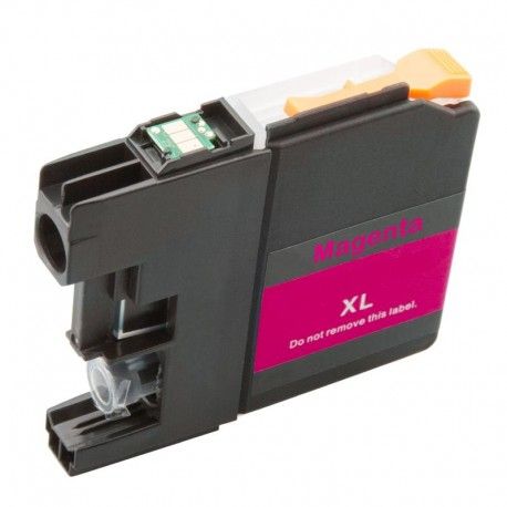 Cartridge Brother LC-525XLM (LC-525M, LC-525) červená (magenta) - kompatibilní inkoustová náplň (cartridge)