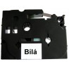 Páska (štítky) Brother TZ-221 (TZE-221, PT, P-touch), 9mm, délka 8m, černá / bíla, laminovaná - kompatibilní