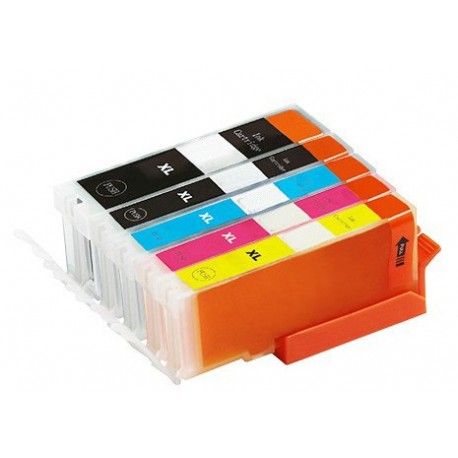 Sada 5ks Canon PGI-570 / CLI-571 XL (PGI-570Bk,CLI-571C,CLI-571M,CLI-571Y, CLI-571Bk)-kompatibilní inkoustové náplně (cartridge) Sada 5ks Canon PGI-570 / CLI-571 XL (PGI-570Bk,CLI-571C,CLI-571M,CLI-571Y, CLI-571Bk)-kompatibilní inkoustové náplně (cartridge)