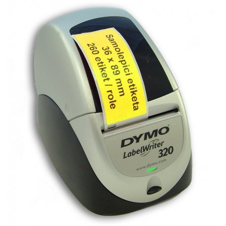Etikety / Štítky Dymo Labelwriter 89x36mm , 99012, S0722400 žluté, 260ks kompatibilní