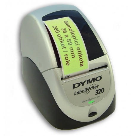 Etikety / Štítky Dymo Labelwriter 89x36mm , 99012, S0722400 zelené, 260ks kompatibilní