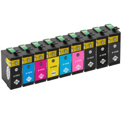 Sada 9ks Epson T1571, T1572, T1573, T1574, T1575, T1576, T1577, T1578, T1579 - R3000 kompatibilní inkoustové náplně