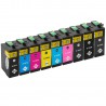 Sada 9ks Epson T1571, T1572, T1573, T1574, T1575, T1576, T1577, T1578, T1579 - R3000 kompatibilní inkoustové náplně