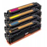 4x Toner HP CF400X, CF401X, CF402A, CF403X 201X pro Color LaserJet Pro M252dw, M252n, M277dw, M277n MFP - C/M/Y/K kompatibilní