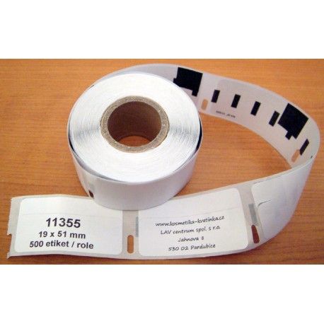 Etikety / Štítky Dymo Labelwriter 51x19mm, 11355, S0722550, 500ks kompatibilní