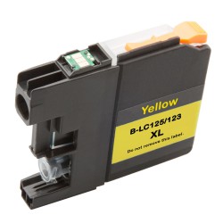 Cartridge Brother LC-123Y (LC-123) žlutá (yellow) - J470DW, J132W, J152W, J552 - kompatibilní inkoustová náplň